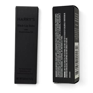 Harry’s Black Lip Balm For Men .15oz Meadowfoam Oil Hydration